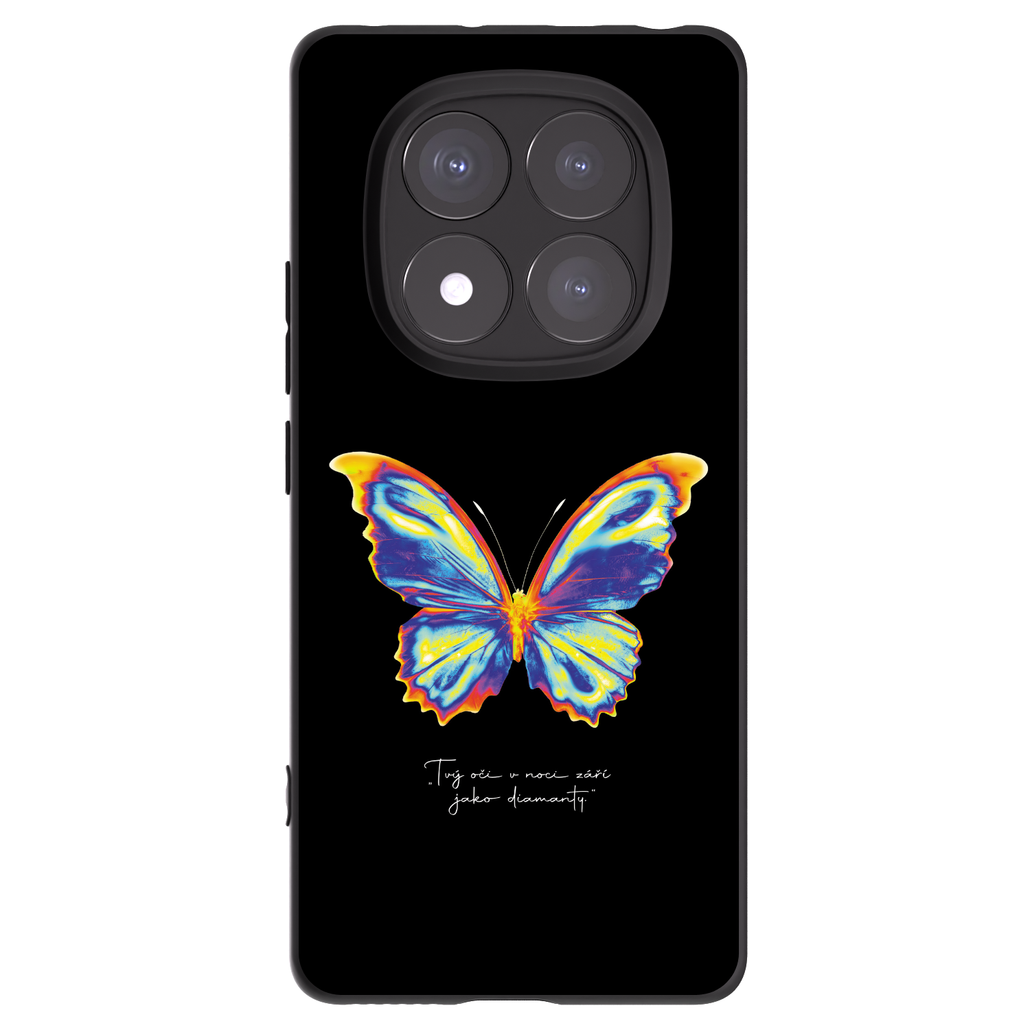 Picasee silikónový čierny obal pre Xiaomi Redmi Note 14 Pro 5G - Diamanty Black