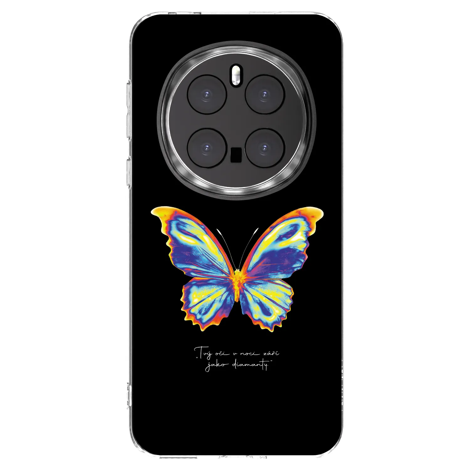 Picasee silikónový prehľadný obal pre Honor Magic7 Pro 5G - Diamanty Black