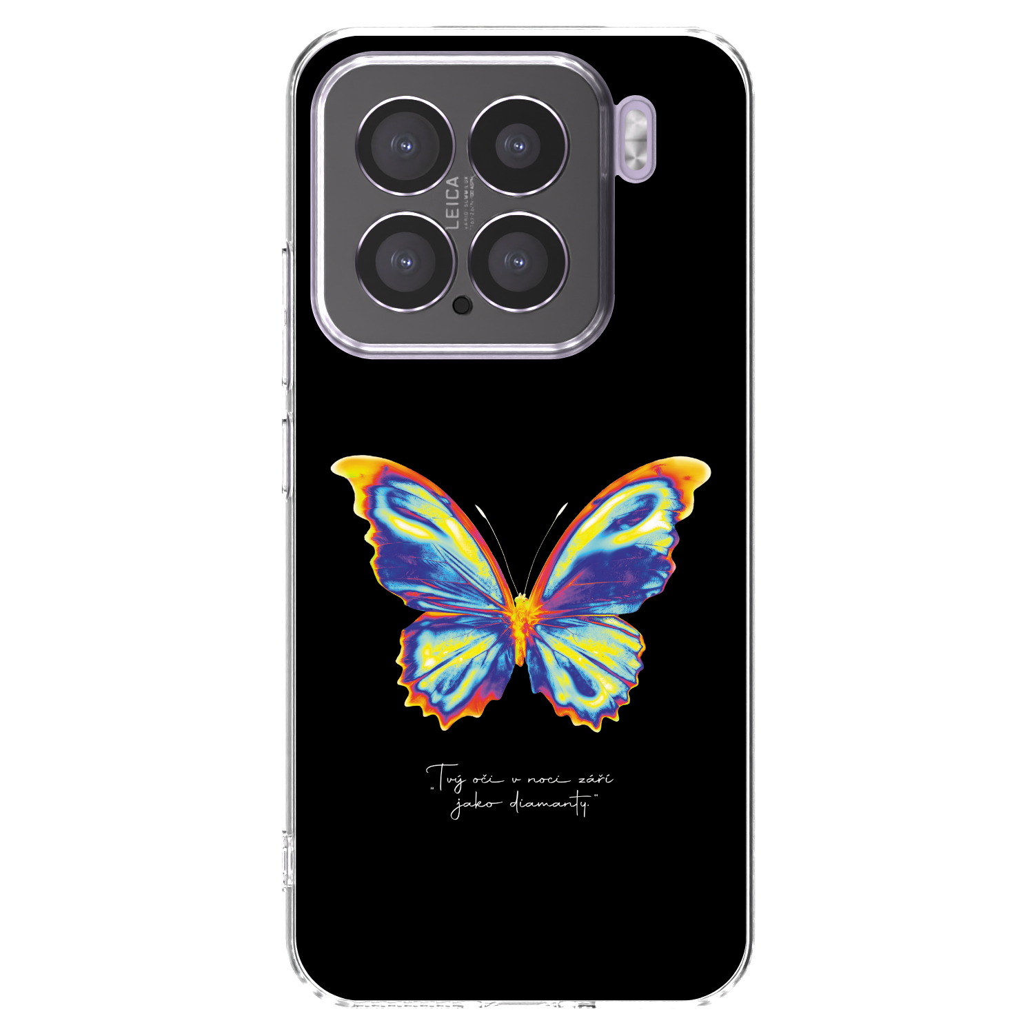Picasee silikónový prehľadný obal pre Xiaomi 15 - Diamanty Black