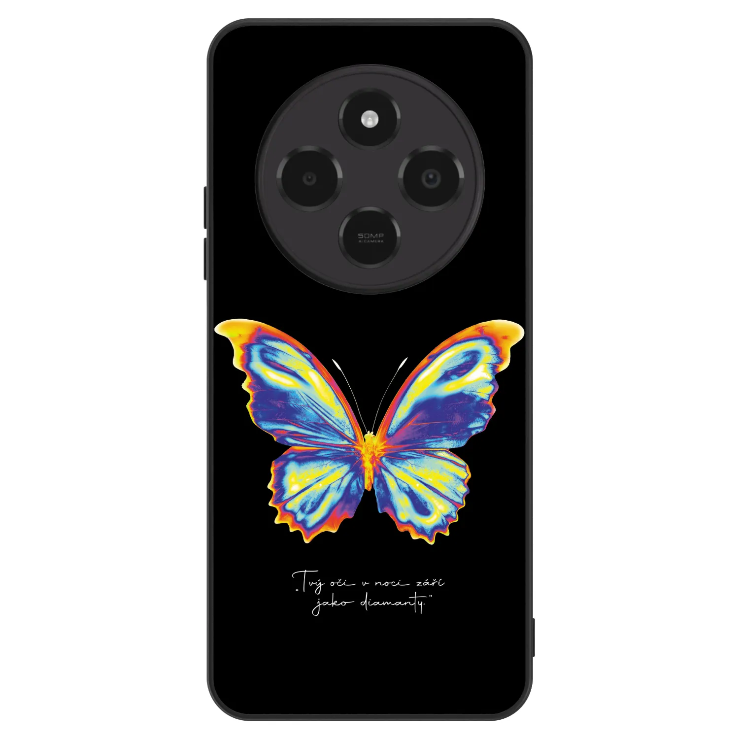 Picasee ULTIMATE CASE pro Xiaomi Poco C75 - Diamanty Black