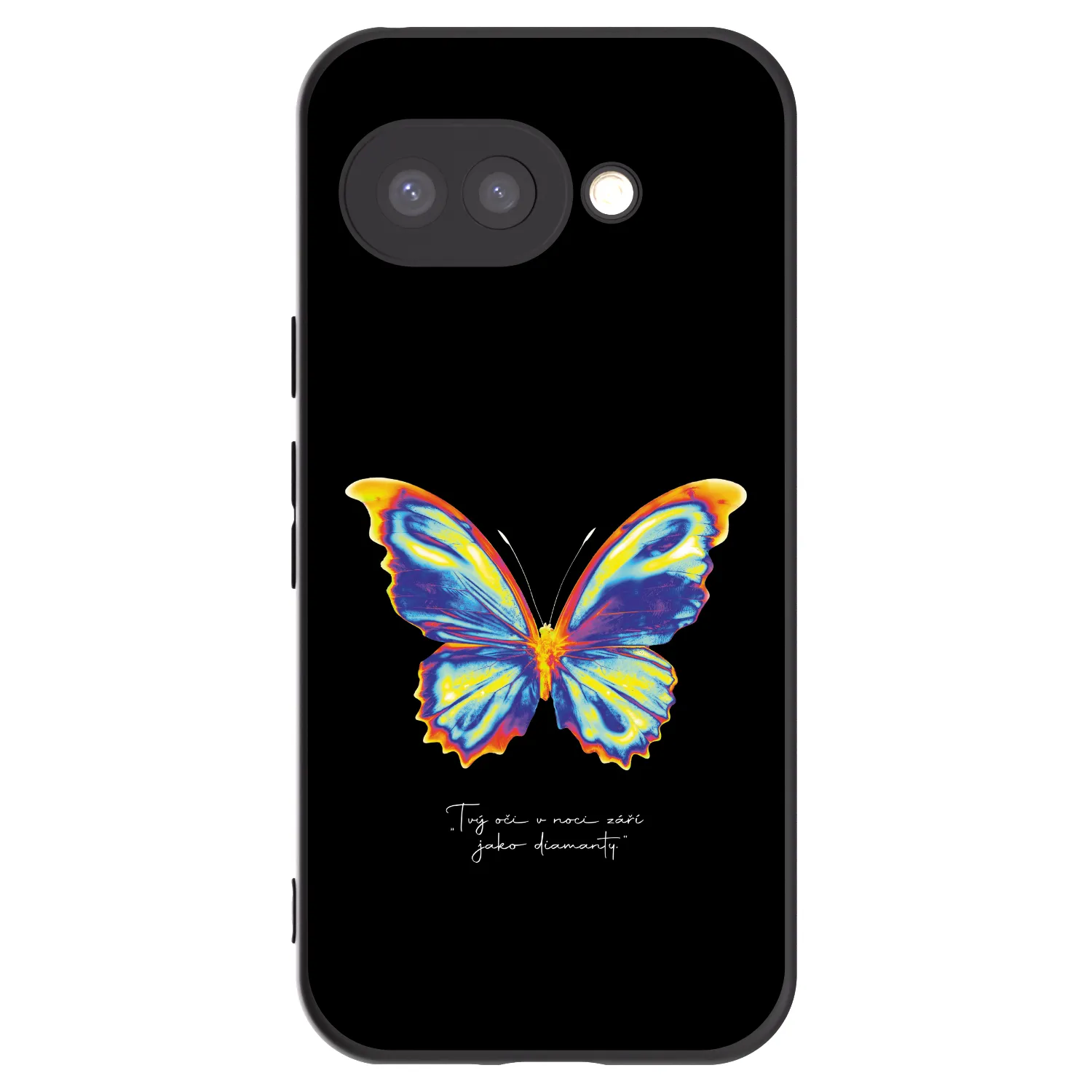 Picasee silikónový čierny obal pre Google Pixel 9a - Diamanty Black