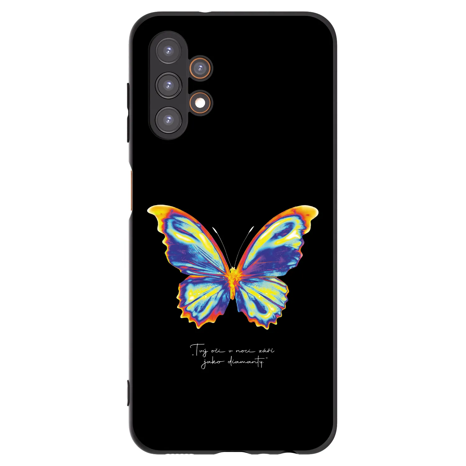 Picasee silikónový čierny obal pre Samsung Galaxy A13 5G - Diamanty Black