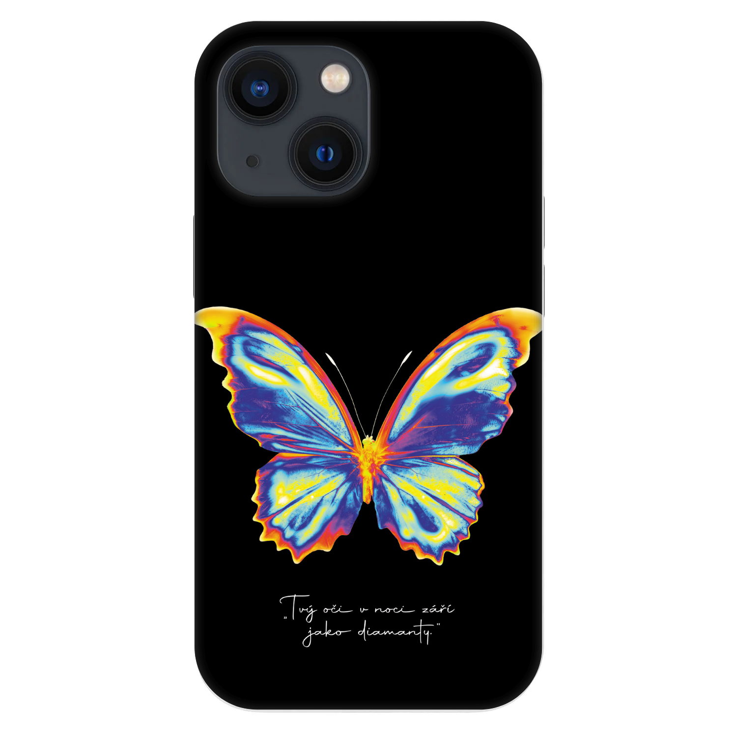 Picasee Fashion Case pre Apple iPhone 13 mini - Diamanty Black