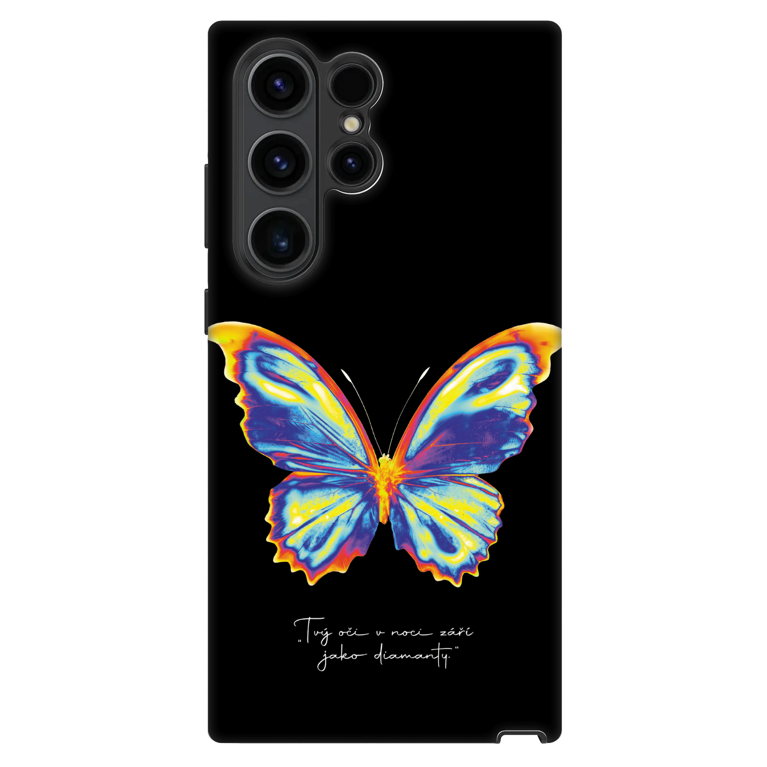 Picasee Fashion Case pre Samsung Galaxy S23 Ultra 5G - Diamanty Black