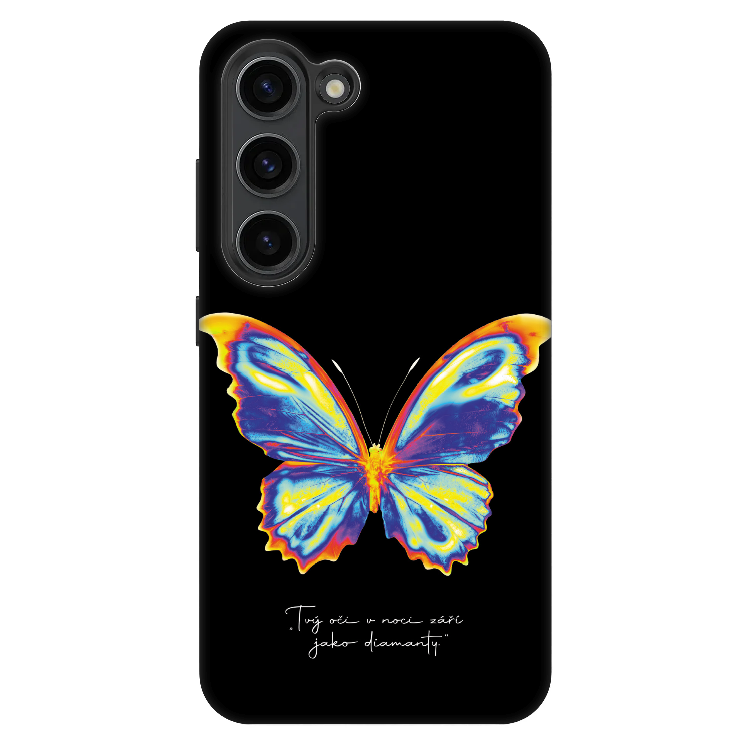 Picasee Fashion Case pre Samsung Galaxy S23 5G - Diamanty Black