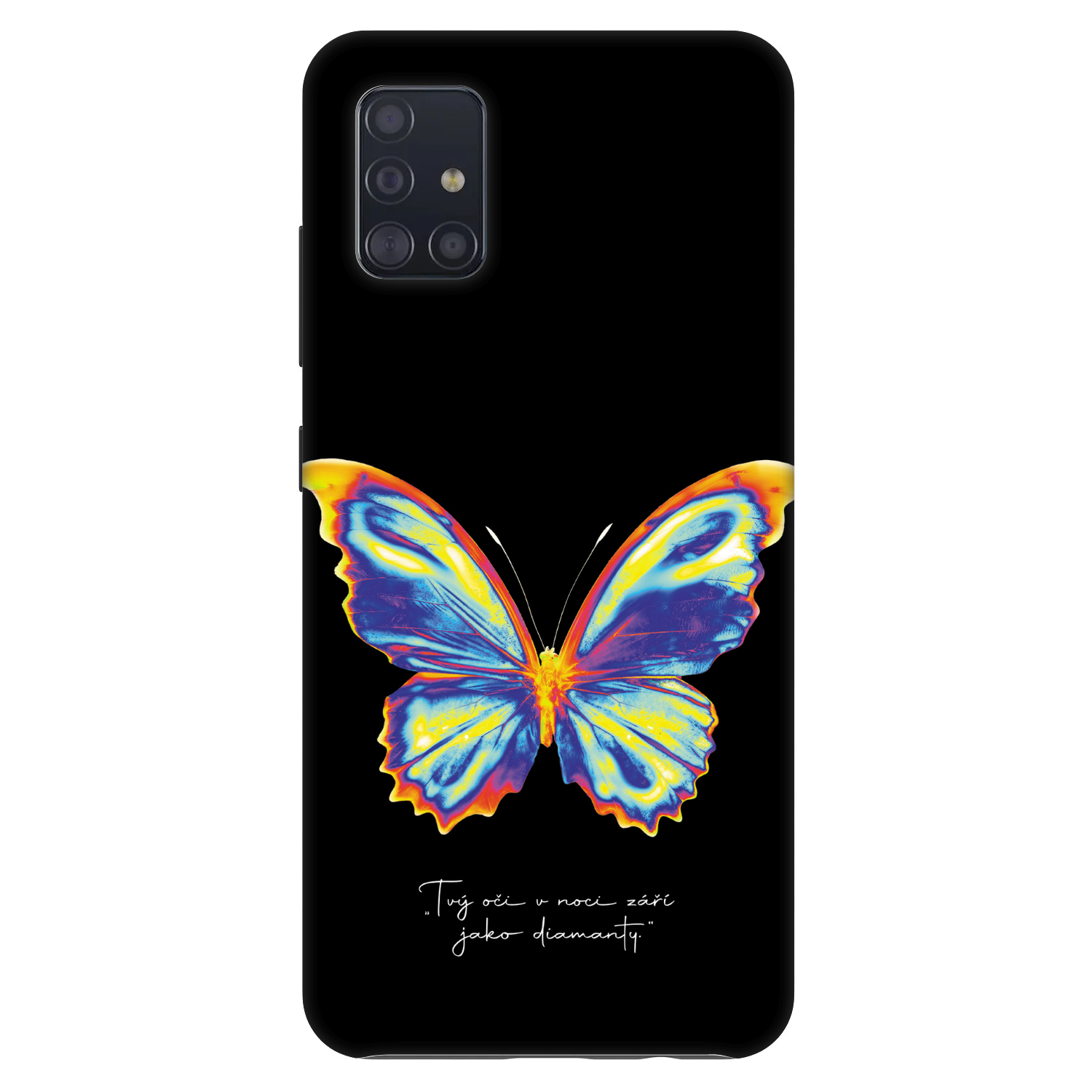Picasee Fashion Case pre Samsung Galaxy A51 A515F - Diamanty Black