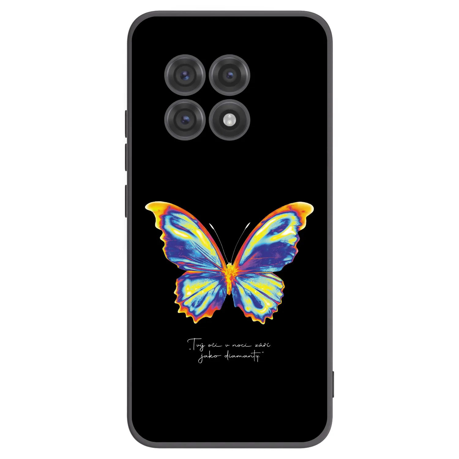 Picasee silikónový čierny obal pre OnePlus 13R 5G - Diamanty Black