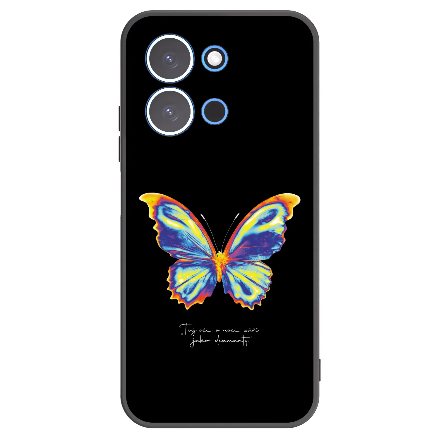 Picasee silikónový čierny obal pre Xiaomi Redmi 15C 4G - Diamanty Black