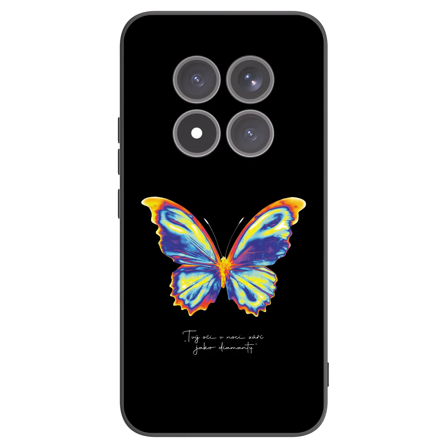 Picasee silikónový čierny obal pre Xiaomi Redmi Note 15 Pro+ - Diamanty Black