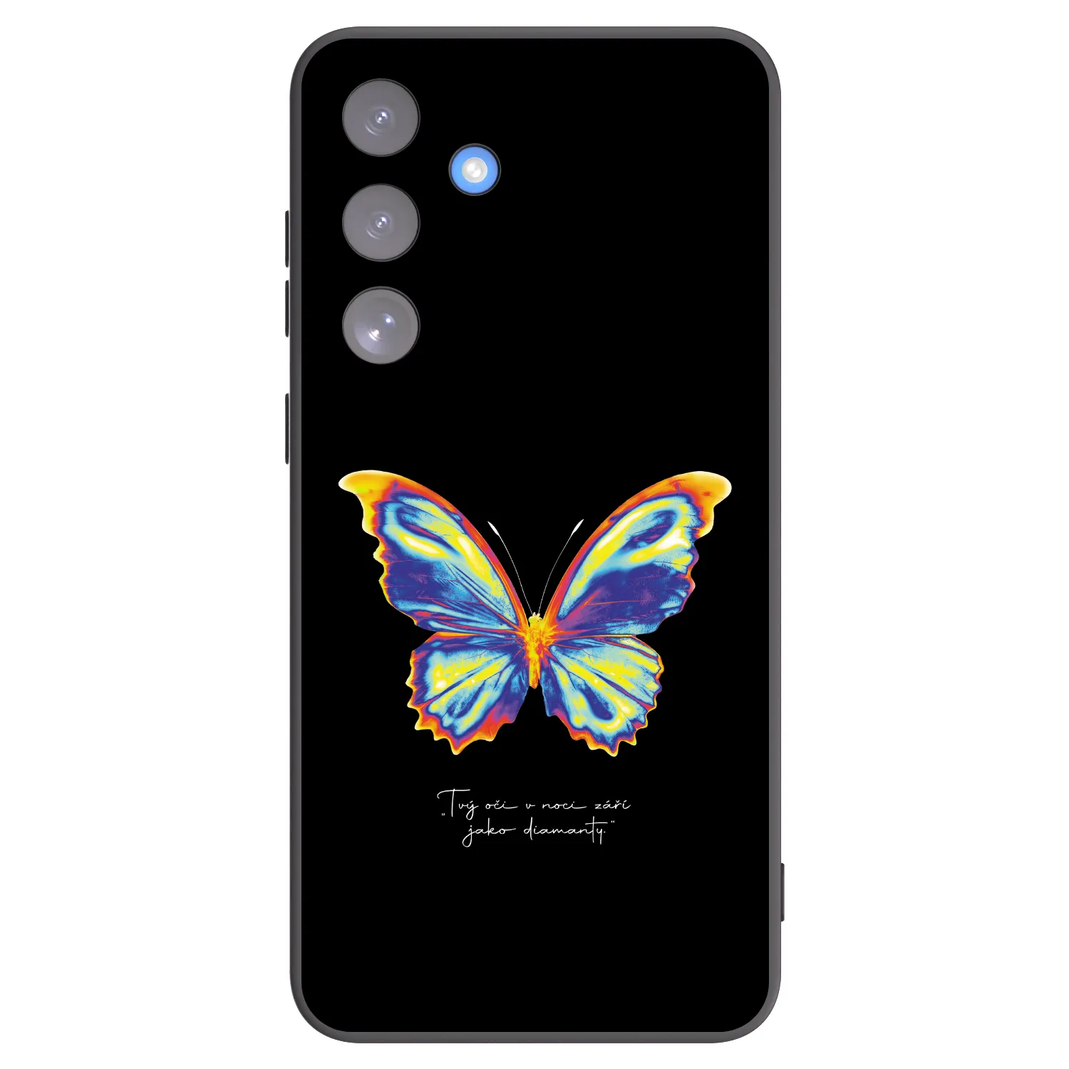 Picasee silikónový čierny obal pre Samsung Galaxy S25 FE 5G - Diamanty Black