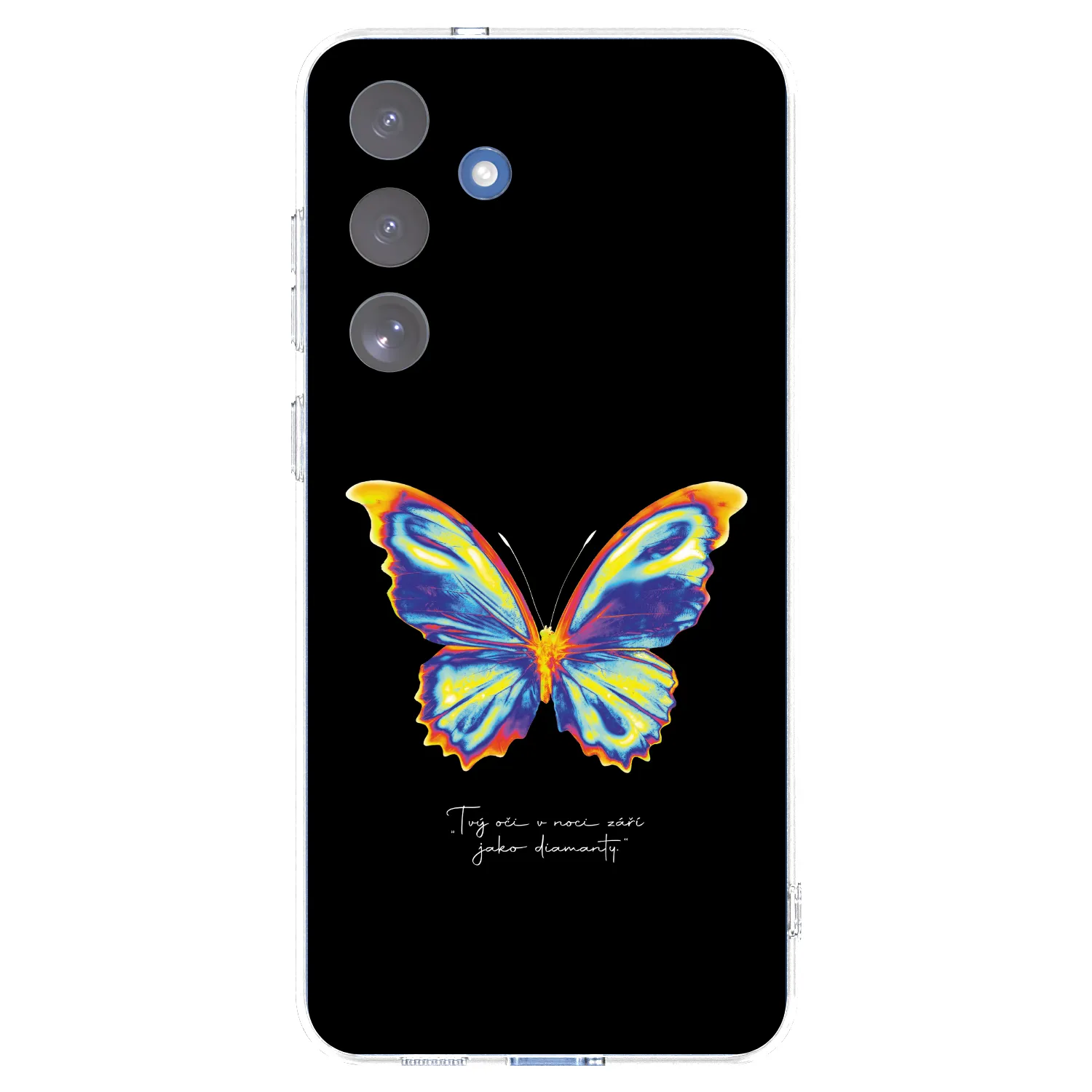 Picasee silikónový prehľadný obal pre Samsung Galaxy S25 FE 5G - Diamanty Black