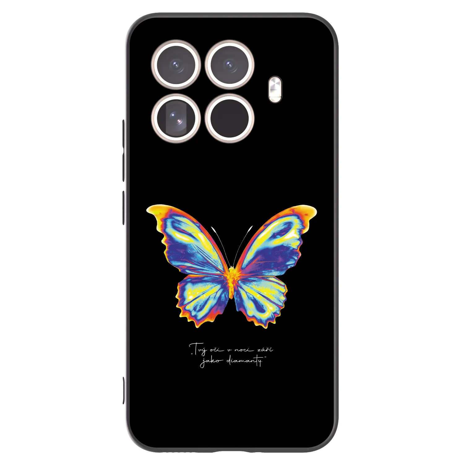 Picasee silikónový čierny obal pre Xiaomi 15T Pro - Diamanty Black