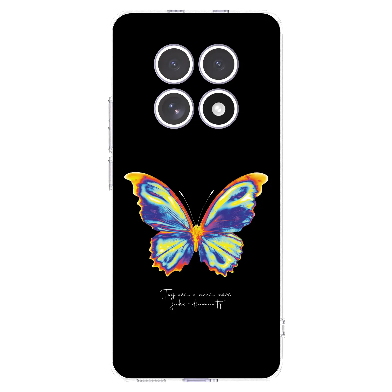 Picasee silikónový prehľadný obal pre Xiaomi Redmi Note 15 - Diamanty Black