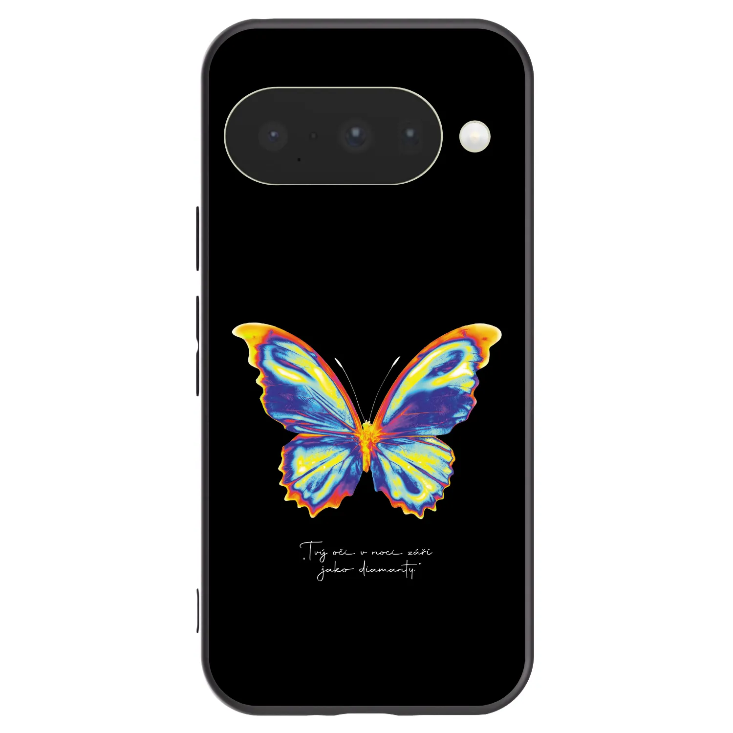 Picasee silikónový čierny obal pre Google Pixel 10 - Diamanty Black