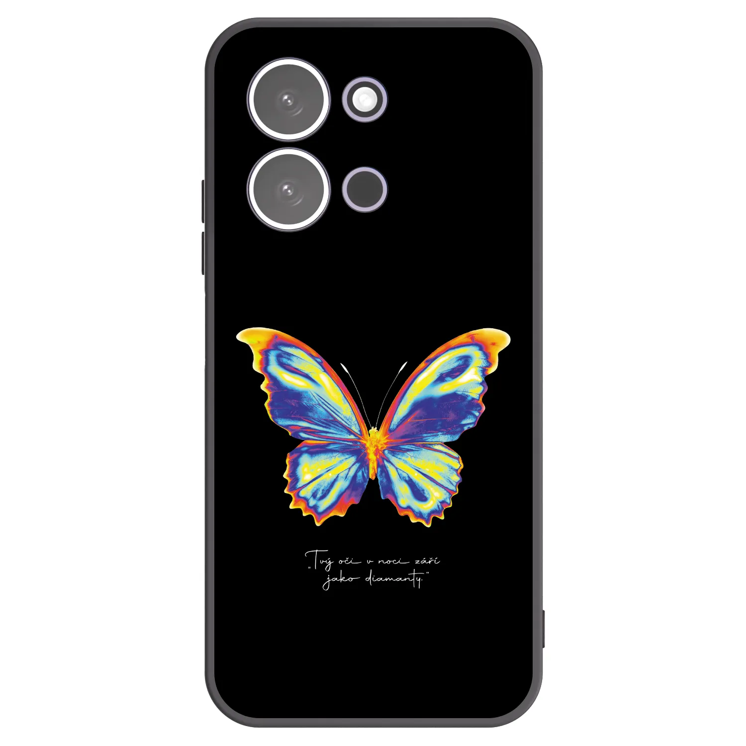 Picasee silikónový čierny obal pre Xiaomi Redmi 15C 5G - Diamanty Black