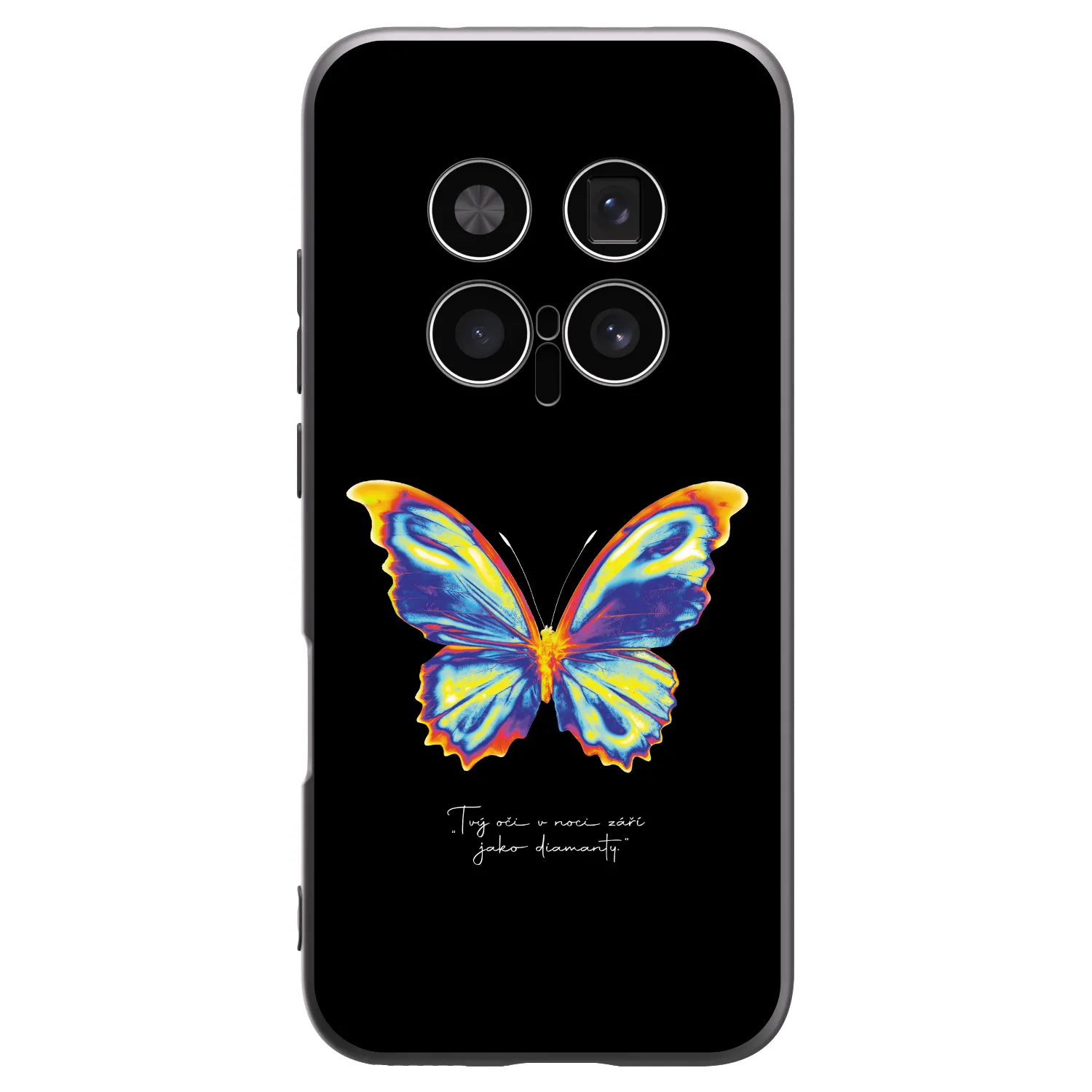 Picasee silikónový čierny obal pre Honor Magic8 Pro 5G - Diamanty Black