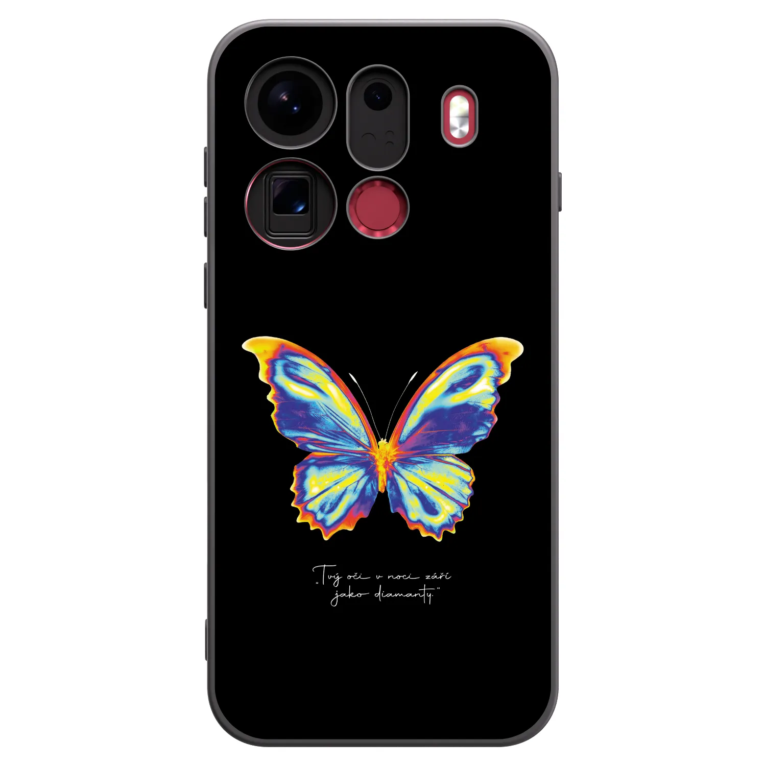Picasee silikónový čierny obal pre OPPO Find X9 Pro - Diamanty Black