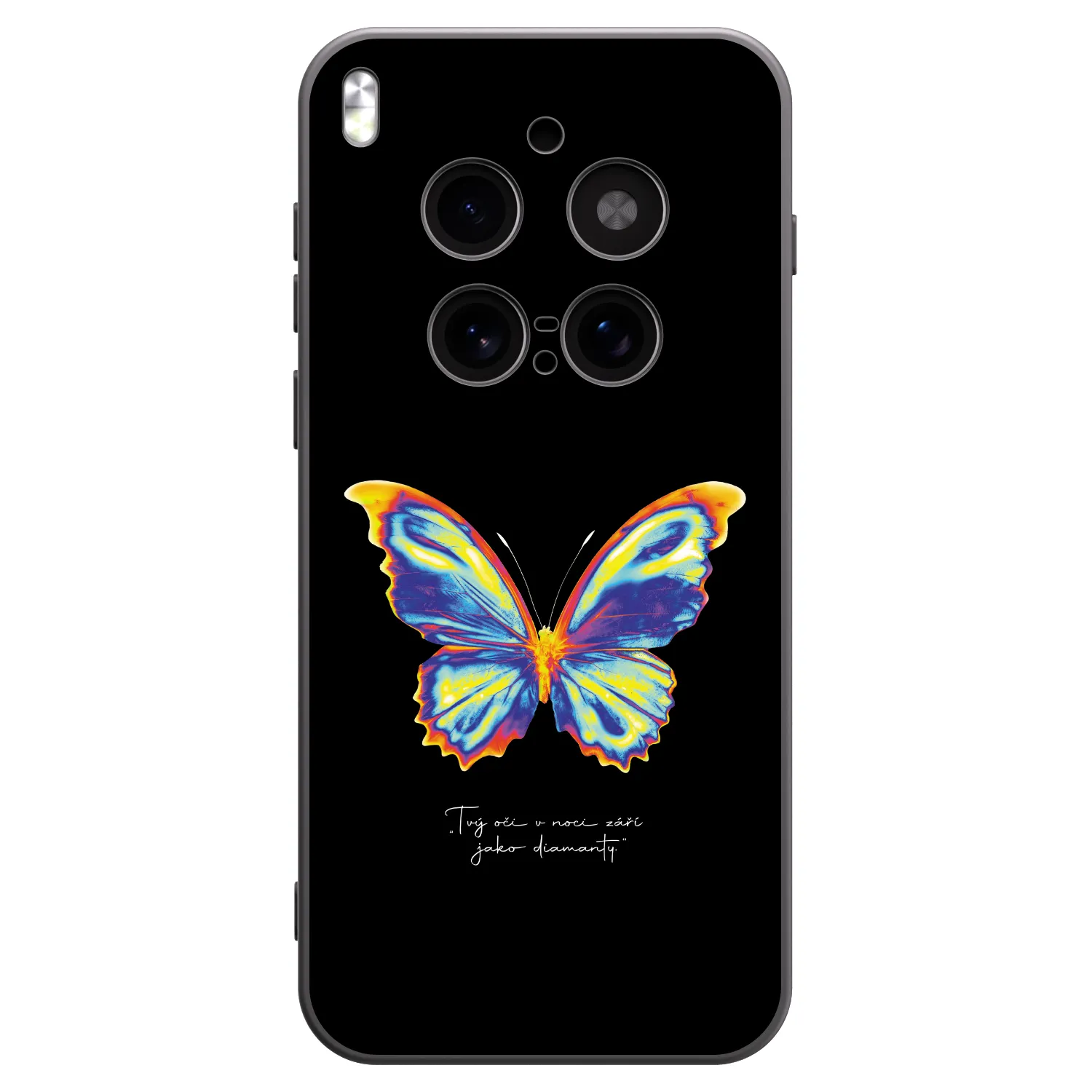 Picasee silikónový čierny obal pre Vivo X300 Pro - Diamanty Black