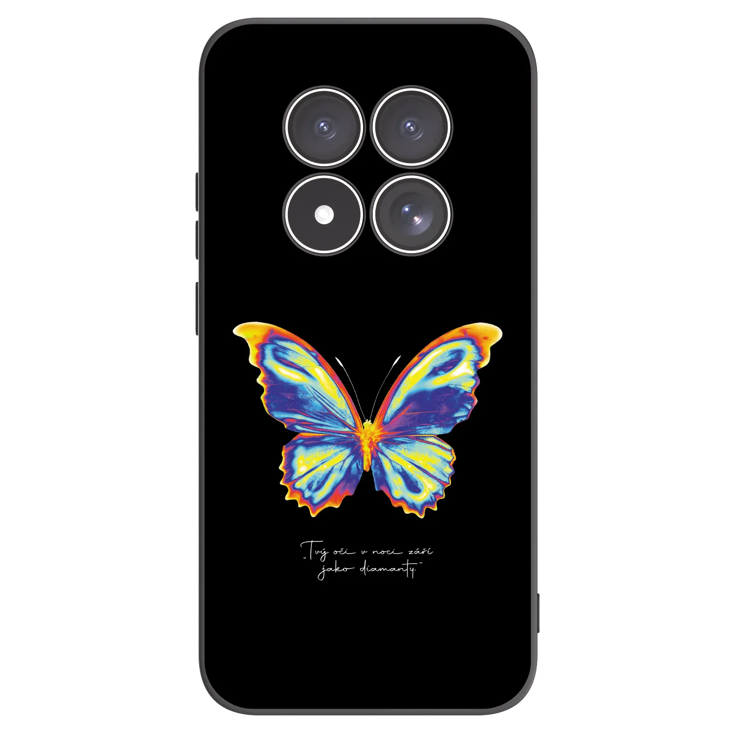 Picasee silikónový čierny obal pre Xiaomi Redmi Note 15 Pro 5G - Diamanty Black