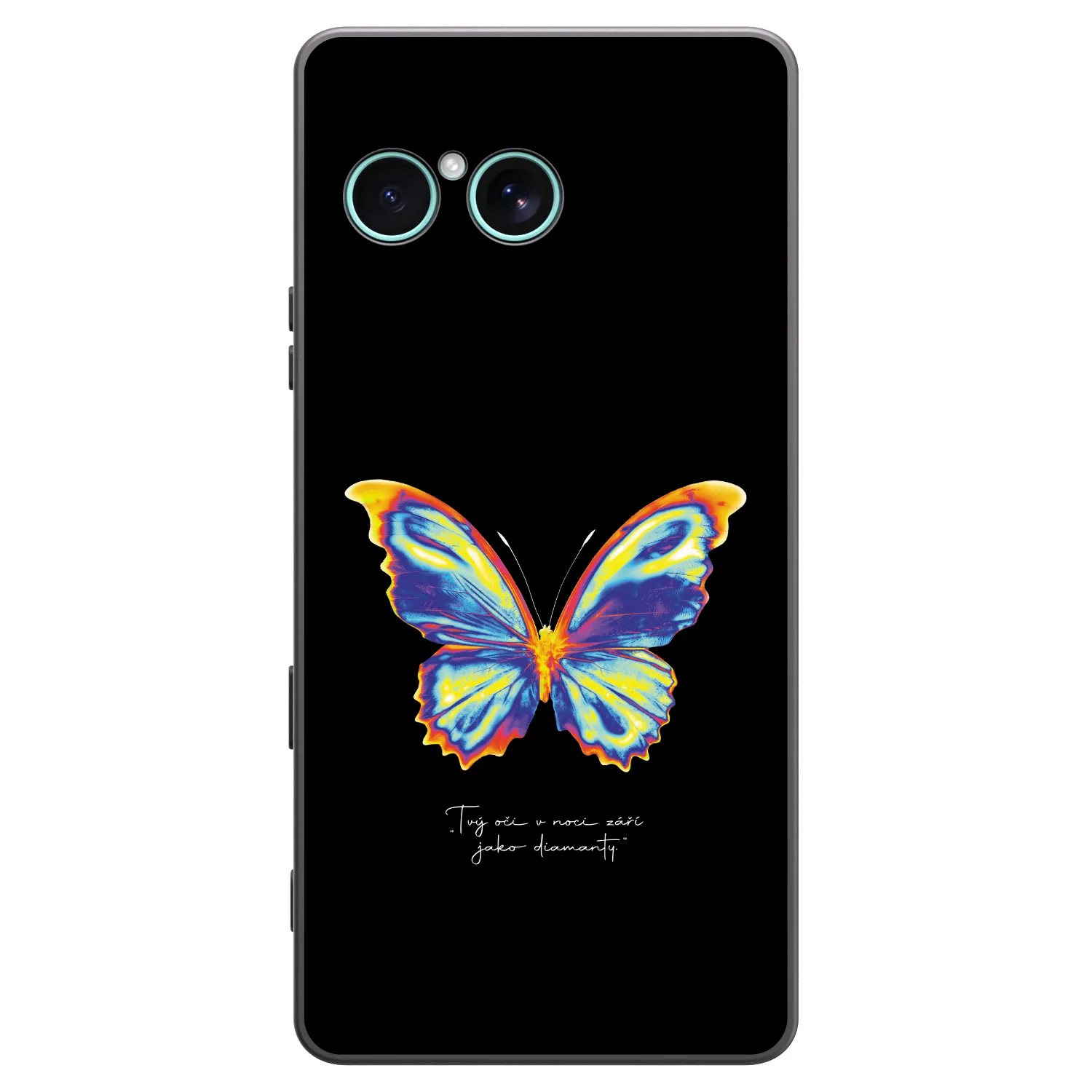 Picasee silikónový čierny obal pre Sony Xperia 10 VII - Diamanty Black