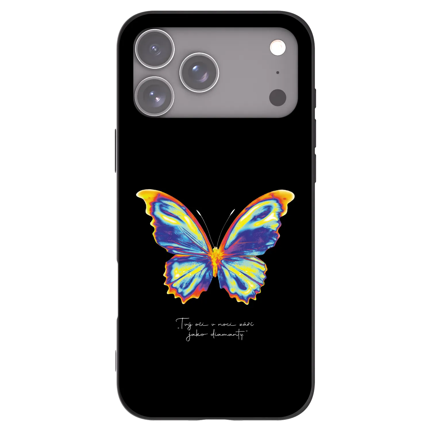 Picasee silikónový čierny obal pre Apple iPhone 18 Pro Max - Diamanty Black