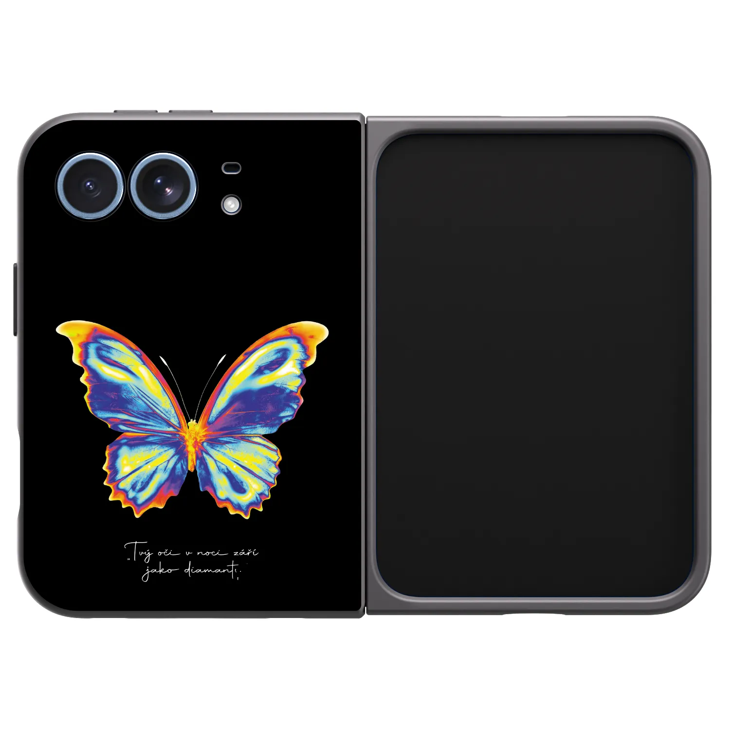 Picasee silikónový čierny obal pre Apple iPhone Ultra - Diamanty Black