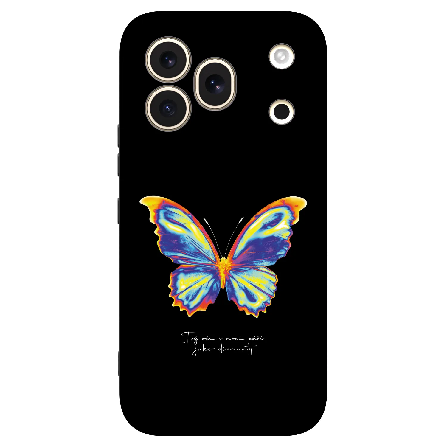 Picasee silikónový čierny obal pre Honor 600 Pro - Diamanty Black