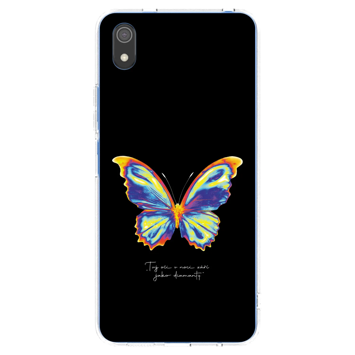Picasee silikónový prehľadný obal pre Xiaomi Redmi 7A - Diamanty Black