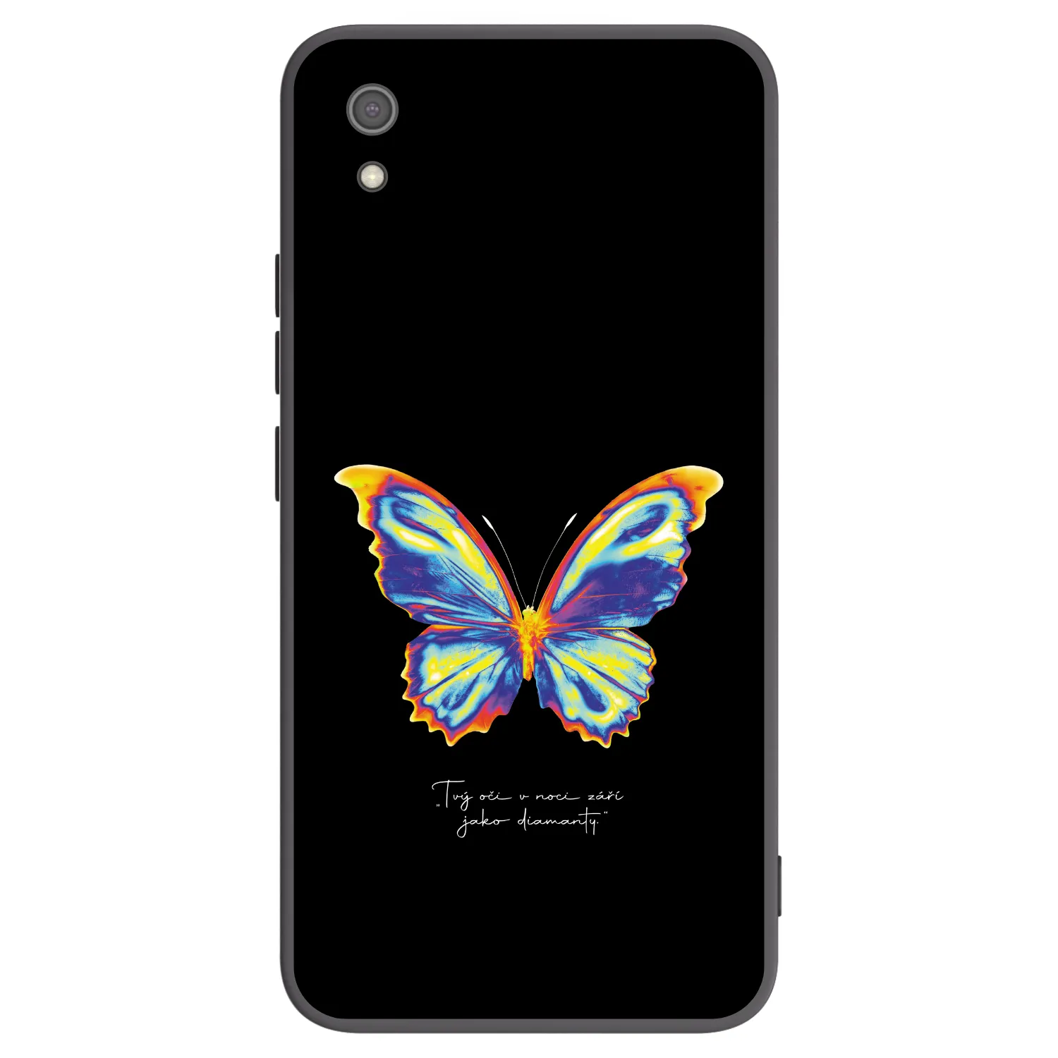 Picasee silikónový čierny obal pre Xiaomi Redmi 7A - Diamanty Black