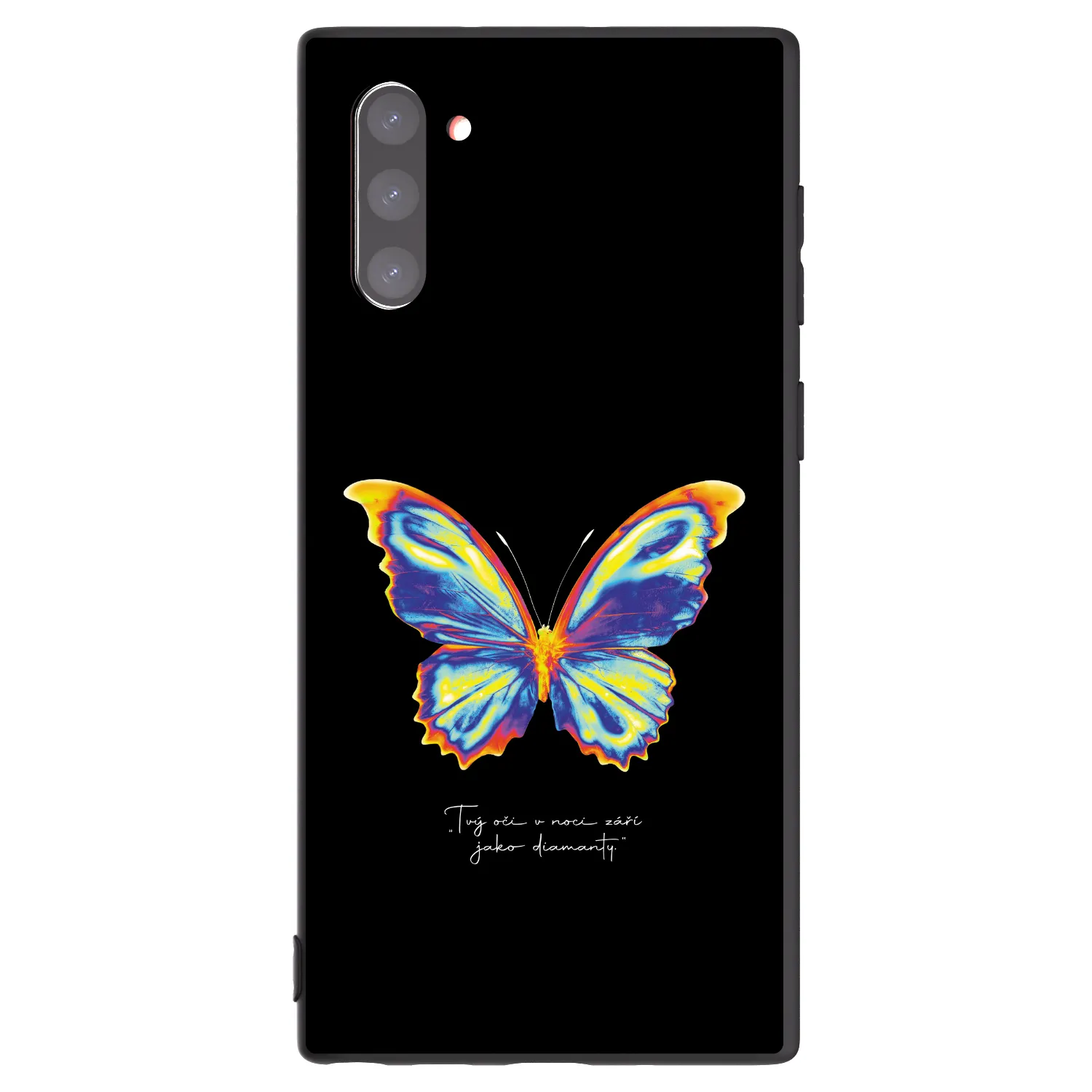 Picasee silikónový čierny obal pre Samsung Galaxy Note 10 N970F - Diamanty Black