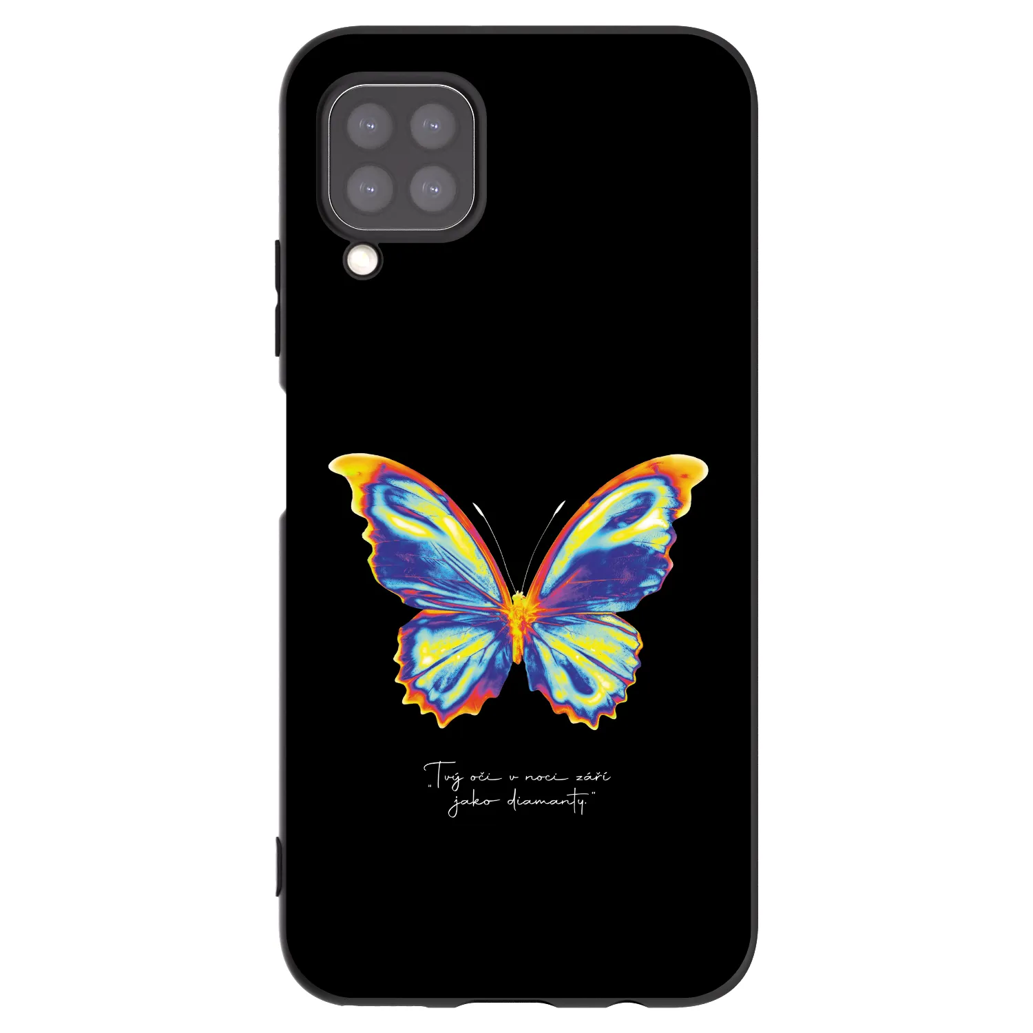 Picasee silikónový čierny obal pre Huawei P40 Lite - Diamanty Black