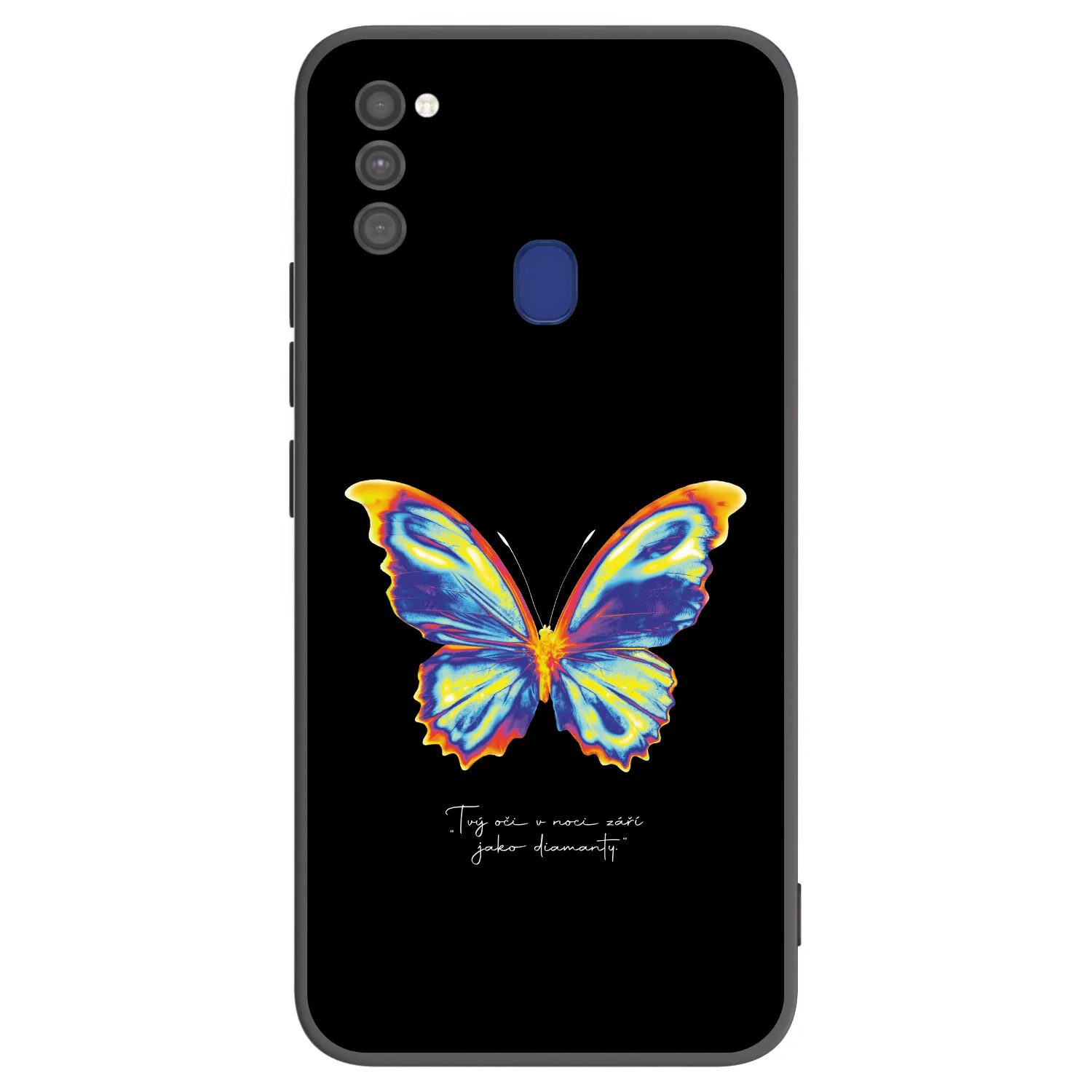 Picasee silikónový čierny obal pre Samsung Galaxy M21 M215F - Diamanty Black