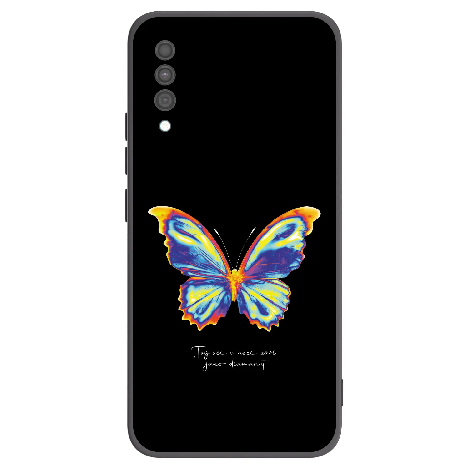 Picasee silikónový čierny obal pre Samsung Galaxy A30s A307F - Diamanty Black