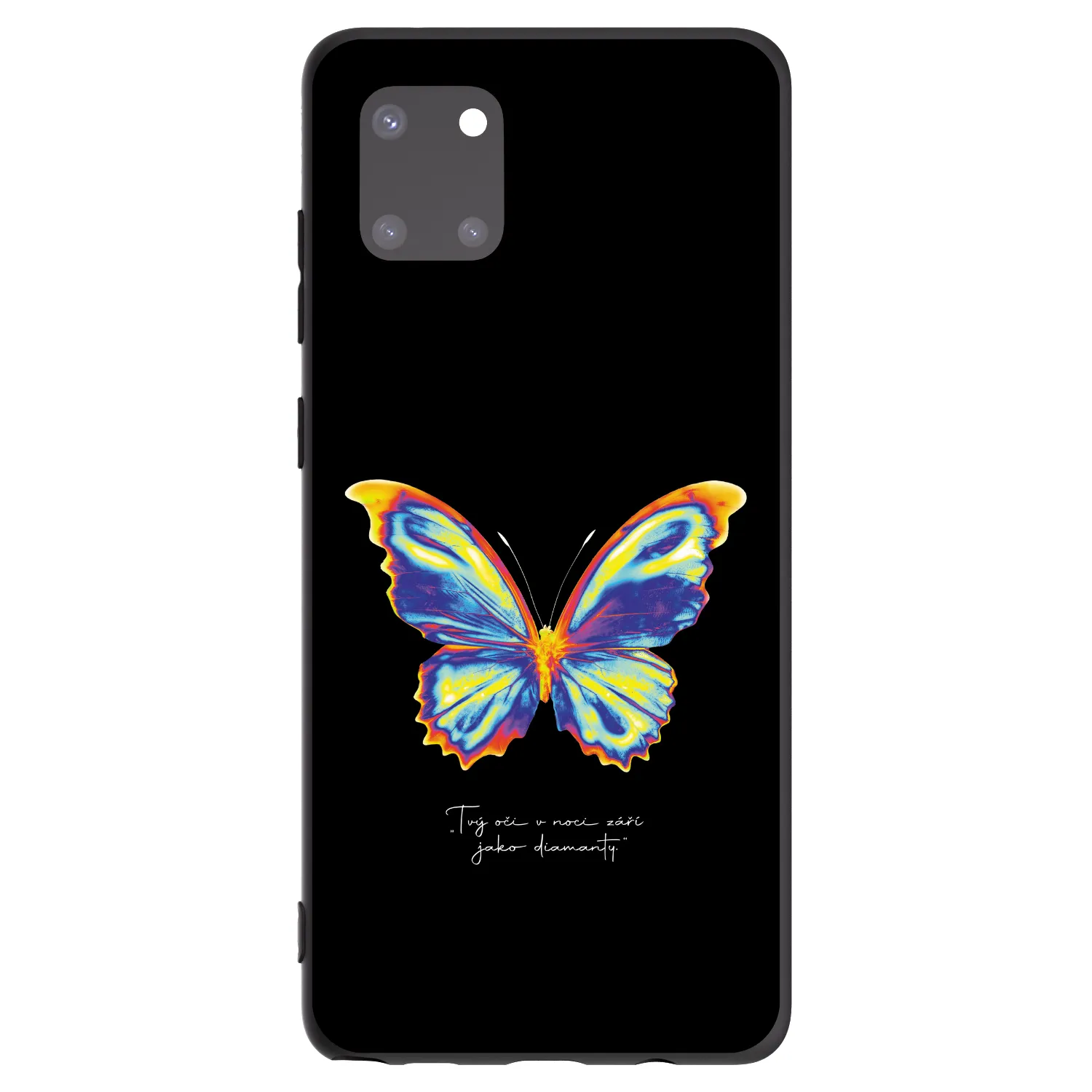 Picasee silikónový čierny obal pre Samsung Galaxy Note 10 Lite N770F - Diamanty Black