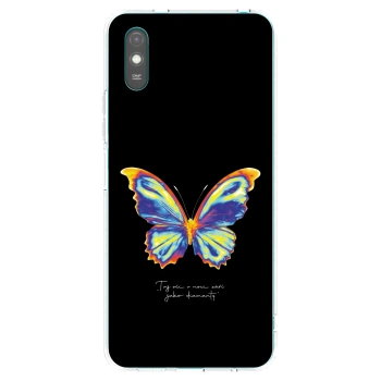 Picasee silikónový prehľadný obal pre Xiaomi Redmi 9A - Diamanty Black