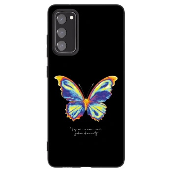 Picasee silikónový čierny obal pre Samsung Galaxy S20 FE - Diamanty Black