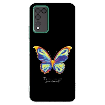 Picasee silikónový prehľadný obal pre Honor 10X Lite - Diamanty Black