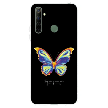 Picasee silikónový prehľadný obal pre Realme 6i - Diamanty Black
