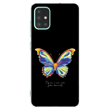Picasee silikónový prehľadný obal pre Samsung Galaxy M31s - Diamanty Black