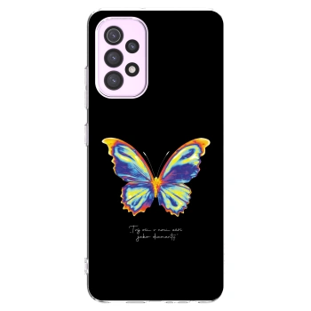 Picasee silikónový prehľadný obal pre Samsung Galaxy A32 5G A326B - Diamanty Black
