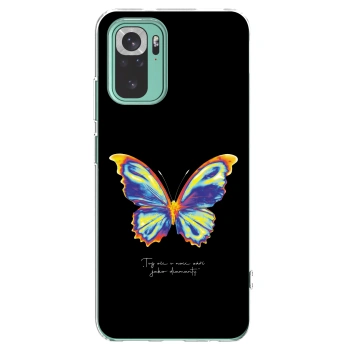 Picasee silikónový prehľadný obal pre Xiaomi Redmi Note 10 Pro - Diamanty Black