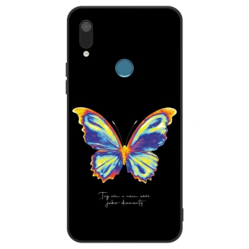 Obal pre Huawei Y7 2019 - Diamanty Black