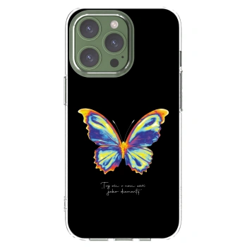 Picasee silikónový prehľadný obal pre Apple iPhone 13 Pro - Diamanty Black