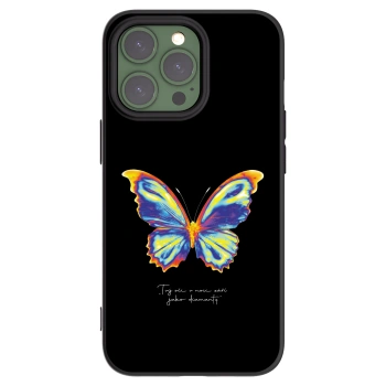 Picasee silikónový čierny obal pre Apple iPhone 13 Pro - Diamanty Black