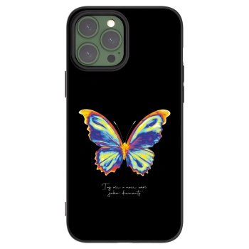 Picasee silikónový čierny obal pre Apple iPhone 13 Pro Max - Diamanty Black