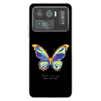 Picasee silikónový prehľadný obal pre Xiaomi Mi 11 Ultra - Diamanty Black