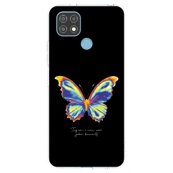 Picasee silikónový prehľadný obal pre Realme C21 - Diamanty Black
