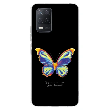Picasee silikónový prehľadný obal pre Realme 8 5G - Diamanty Black