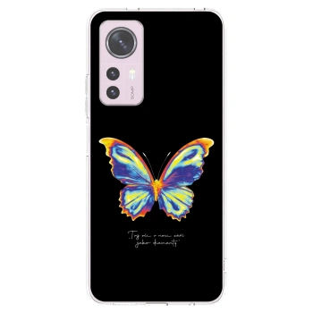 Picasee silikónový prehľadný obal pre Xiaomi 12 - Diamanty Black