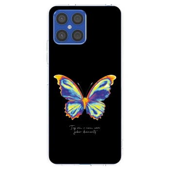 Picasee silikónový prehľadný obal pre Honor X8 4G - Diamanty Black